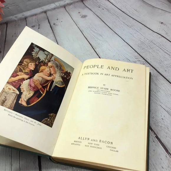 vintage textbook people and art 1938 - Picture 8 of 11